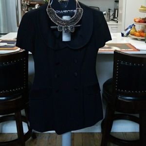 SOLD  SOLD Moschino Tuxedo mini dress in black